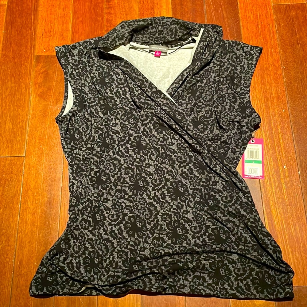 New With Tags - Beautiful wrap front top!
